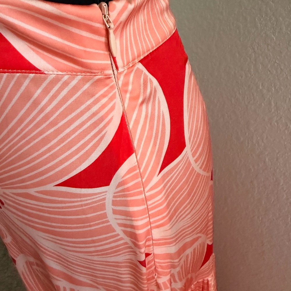 Praia by Dayanara Duran Floral Maxi Skirt | Orange Colombian Designer - Picture 5 of 8